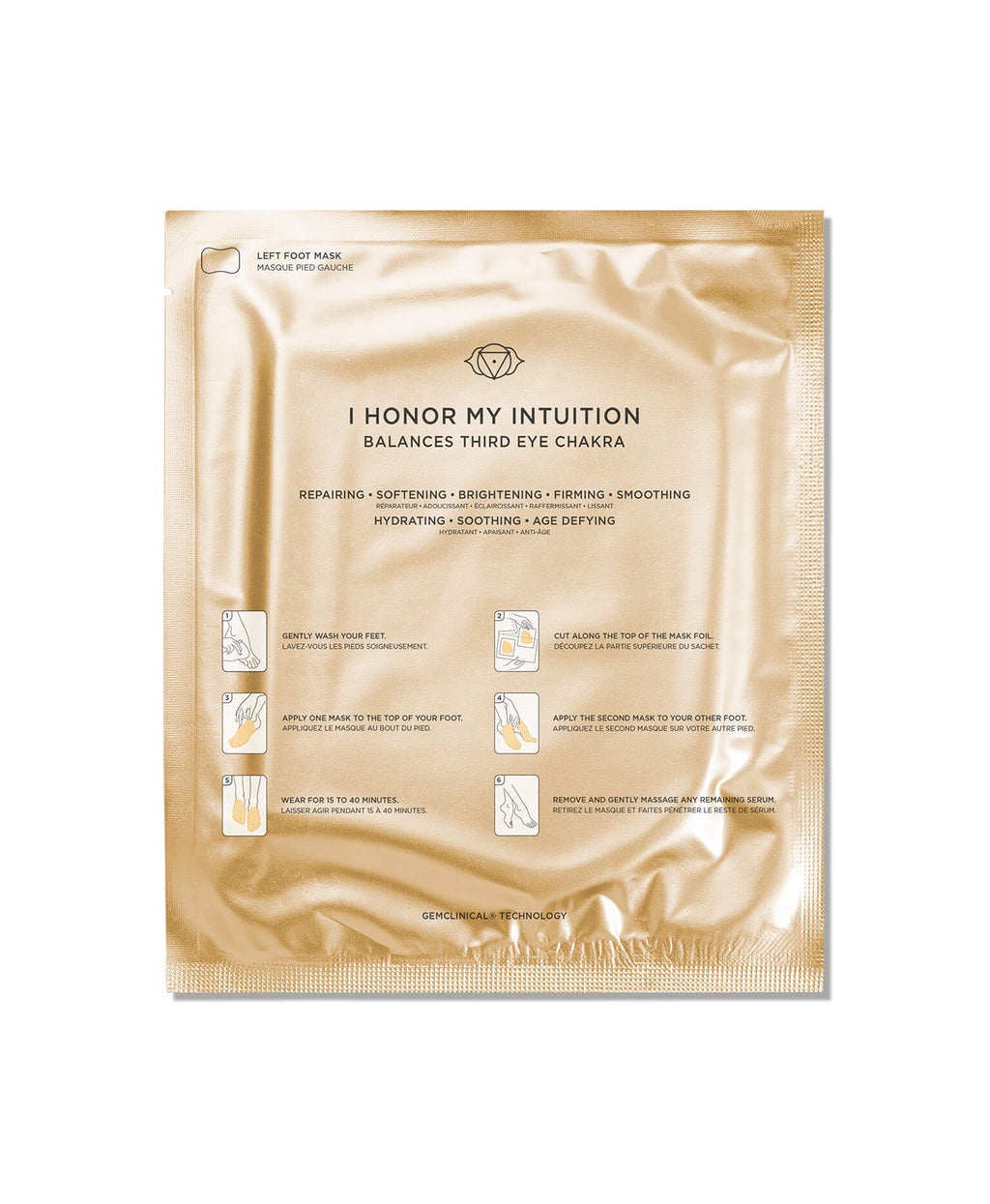 Gold Repair Foot Mask