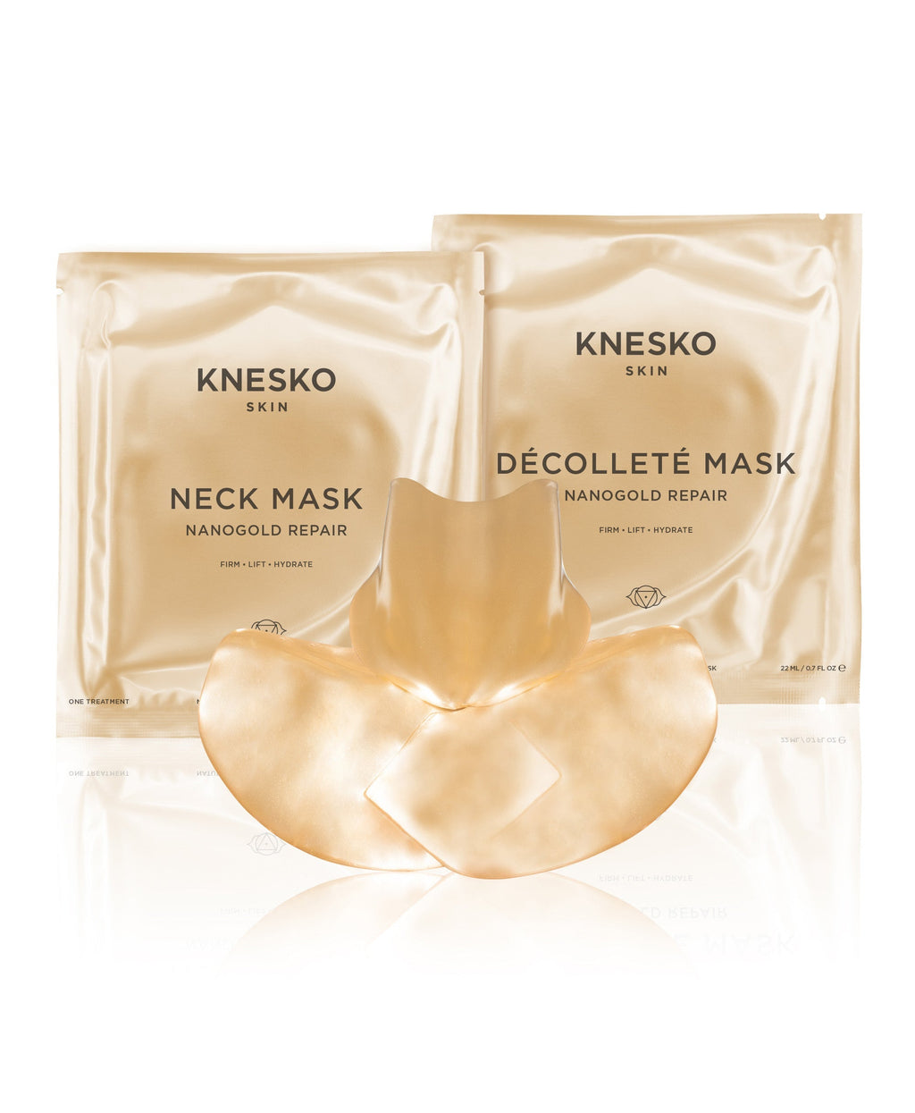 Gold Repair Neck and Decollete Mask Combo