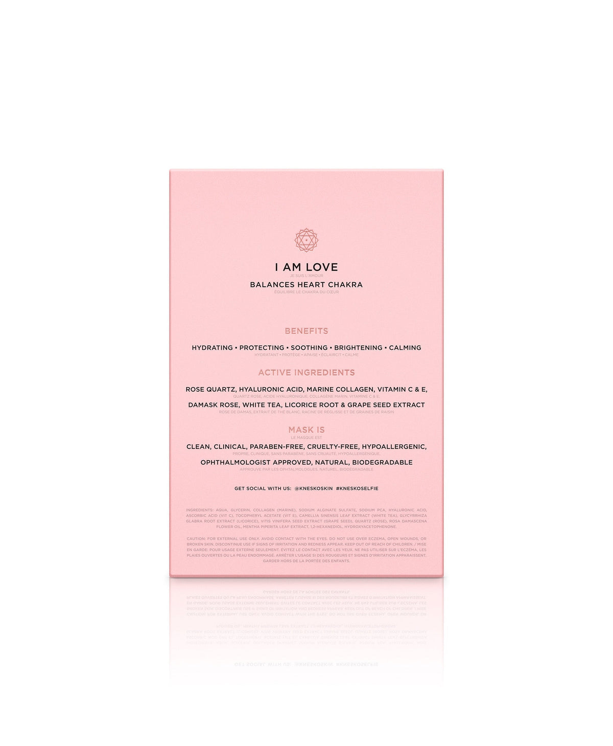 Rose Quartz Antioxidant Collagen Eye Mask